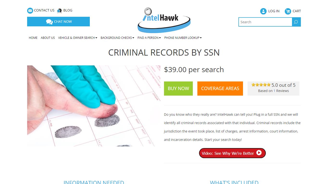 Criminal Record Search by SSN | IntelHawkPI